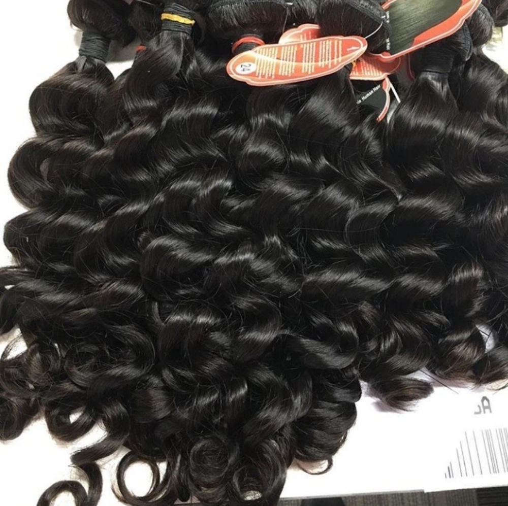 Raw human hair